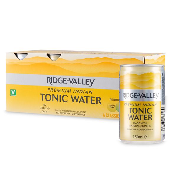 Ridge Valley Premium Indian Tonic Water 8x150ml